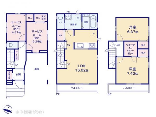 新築戸建 千葉県市川市日之出7-8 東西線行徳駅 6,690万円