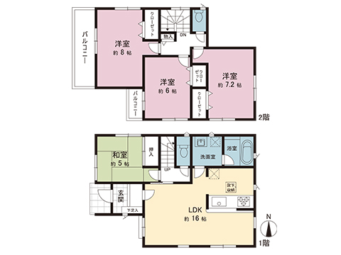中古戸建 綾瀬市上土棚中６丁目 小田急江ノ島線長後駅 3,580万円