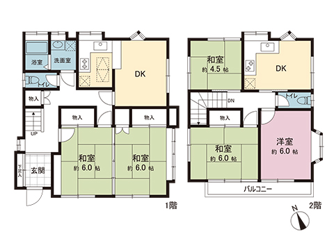中古戸建 大和市深見 小田急江ノ島線大和駅 3,480万円