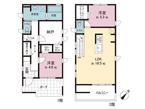 中古戸建 さいたま市見沼区大字風渡野 東武野田線七里駅 4,799万円