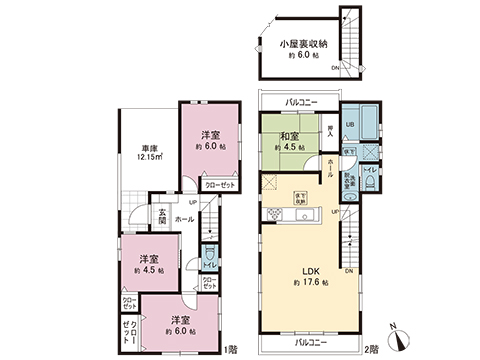 中古戸建 さいたま市緑区道祖土４丁目 JR京浜東北線浦和駅 3,099万円