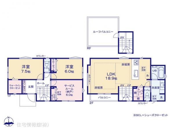 新築戸建 神奈川県藤沢市片瀬山１丁目6 江ノ島電鉄線柳小路駅 7,680万円