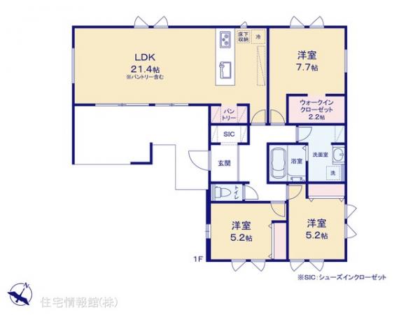 新築戸建 千葉県船橋市高野台２丁目722-53 京成松戸線二和向台駅 4,980万円