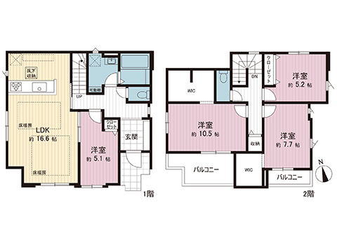 新築戸建 茅ヶ崎市松尾 JR東海道本線(東京〜熱海)辻堂駅 4,299万円