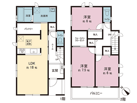新築戸建 宇都宮市白沢町 JR湘南新宿ライン（宇都宮逗子）宇都宮駅 2,490万円