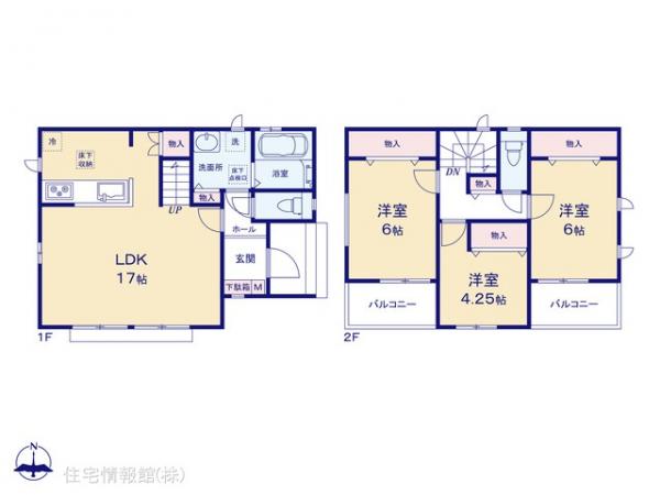 新築戸建 神奈川県横浜市戸塚区汲沢６丁目30-34 横浜市営地下鉄ブルーライン踊場駅 4,550万円