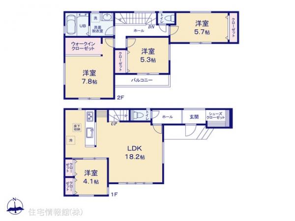 新築戸建 神奈川県横浜市戸塚区上矢部町2184-2 JR東海道本線(東京〜熱海)戸塚駅 4,680万円