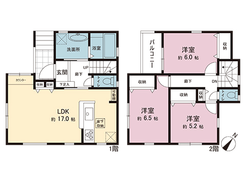 新築戸建 横浜市緑区東本郷４丁目 JR横浜線鴨居駅 5,580万円