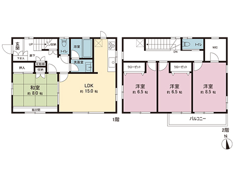 中古戸建 小田原市酒匂５丁目 JR東海道本線(東京〜熱海)鴨宮駅 2,599万円