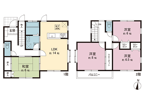 中古戸建 小田原市下堀 JR東海道本線(東京〜熱海)鴨宮駅 2,397万円