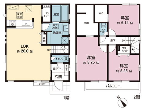 新築戸建 東京都あきる野市野辺 JR五日市線東秋留駅 3,190万円
