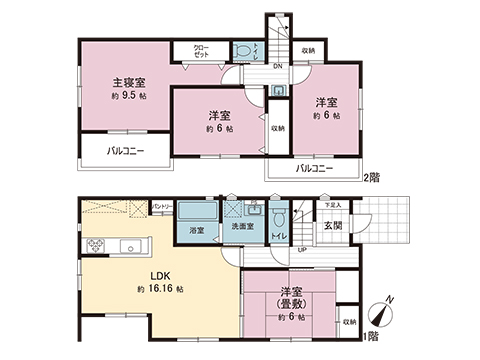 新築戸建 足柄上郡大井町金子 JR御殿場線相模金子駅 2,540万円