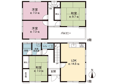 中古戸建 宇都宮市宮の内３丁目 JR東北本線 (宇都宮線）雀宮駅 1,999万円