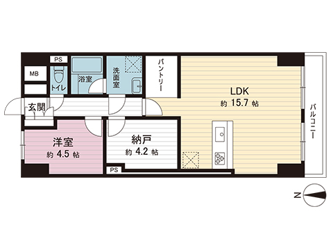 マリンコーポ浦賀 間取り図
