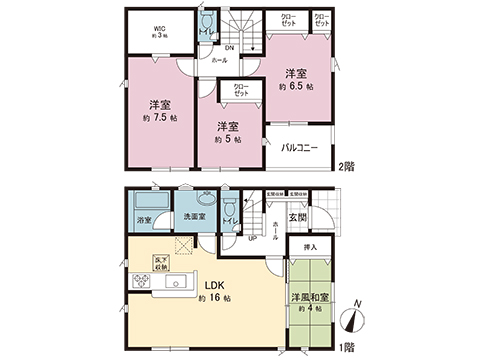 新築戸建 宇都宮市上戸祭町 JR東北本線 (宇都宮線）宇都宮駅 2,990万円