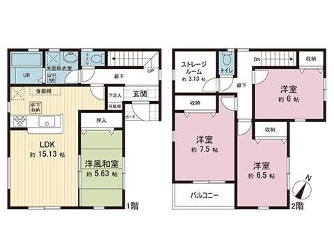 中古戸建 川越市大字山田 JR川越線川越駅 2,890万円