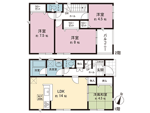 新築戸建 宇都宮市上戸祭町 JR東北本線 (宇都宮線）宇都宮駅 2,890万円