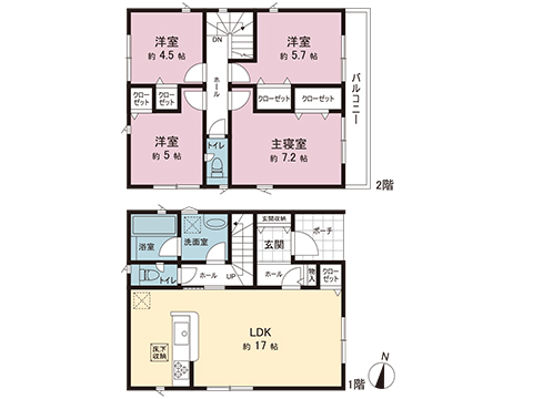 新築戸建 厚木市長谷 小田急線愛甲石田駅 3,180万円