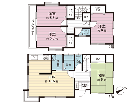 中古戸建 川越市大字山田 西武新宿線本川越駅 2,099万円
