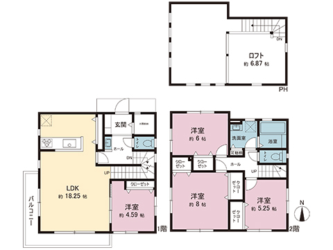 新築戸建 藤沢市西富 小田急江ノ島線藤沢本町駅 5,380万円