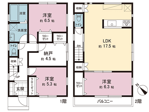 新築戸建 藤沢市大鋸 JR東海道本線(東京〜熱海)藤沢駅 4,880万円
