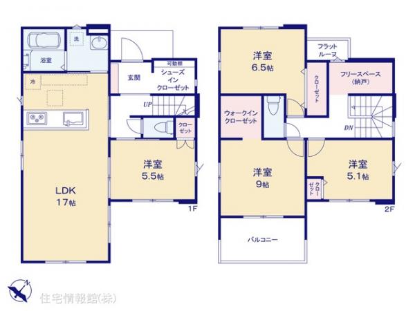 新築戸建 千葉県船橋市大穴南２丁目647-13 京成松戸線滝不動駅 4,148万円