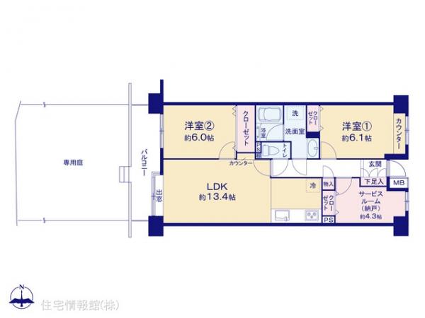 中古マンション 東京都足立区伊興１丁目6-5 東武伊勢崎線竹ノ塚駅 3,399万円