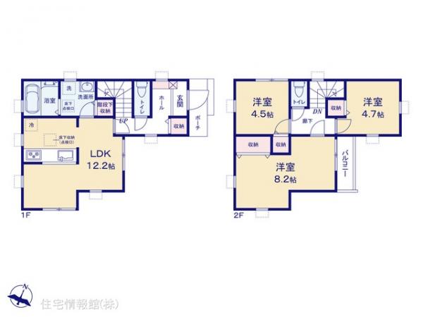 新築戸建 東京都福生市大字熊川1414-36 JR青梅線拝島駅 3,880万円