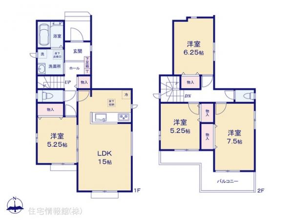 新築戸建 埼玉県草加市西町932-5 東武伊勢崎線草加駅 5,590万円