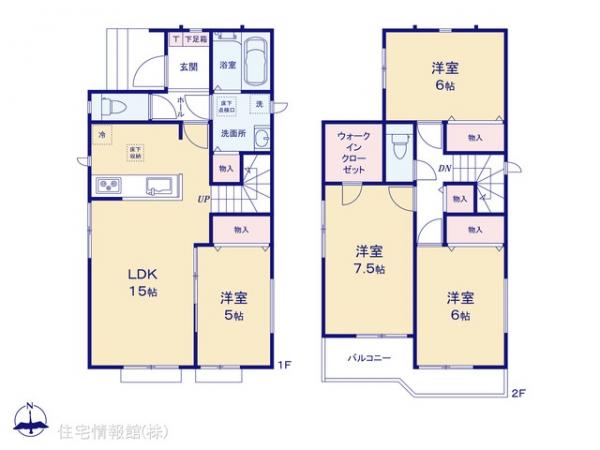 新築戸建 埼玉県草加市西町932-5 東武伊勢崎線草加駅 5,890万円