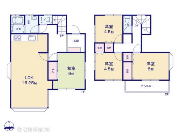 中古戸建 埼玉県越谷市大字北川崎 東武伊勢崎線せんげん台駅 1,899万円