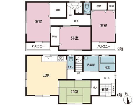 中古戸建 川越市大字笠幡 JR川越線笠幡駅 1,440万円