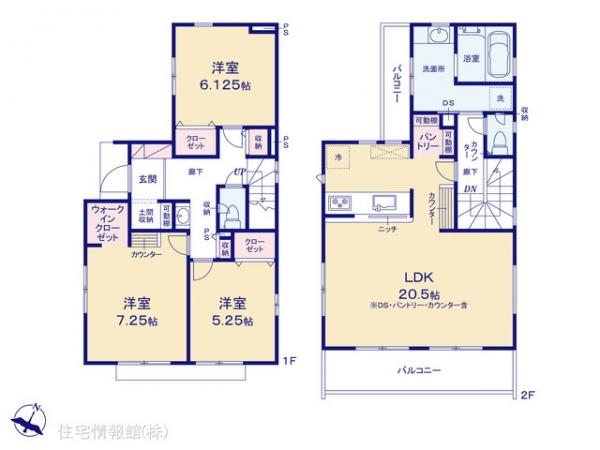 新築戸建 千葉県八千代市八千代台北１１丁目343-30 京成本線八千代台駅 3,690万円