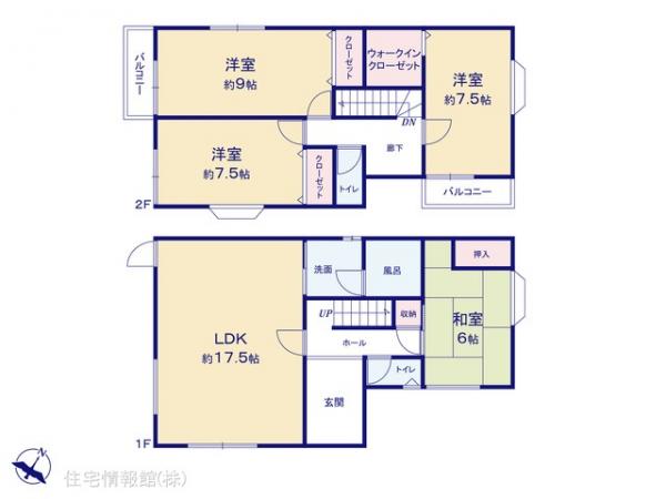 中古戸建 千葉県鎌ケ谷市東道野辺３丁目9-22 東武野田線鎌ヶ谷駅 2,199万円