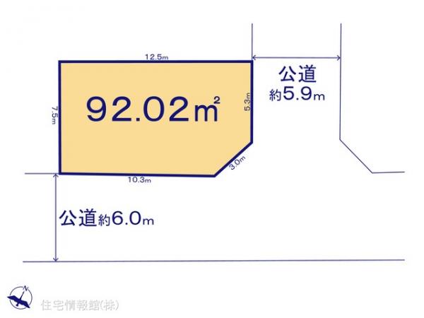土地 埼玉県川口市榛松３丁目25-19 日暮里・舎人ライナー見沼代親水公園駅 2,790万円