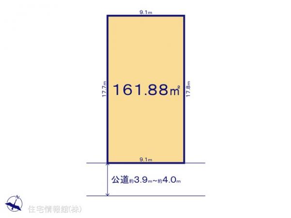 土地 千葉県流山市江戸川台西１丁目37-1 東武野田線江戸川台駅 3,790万円