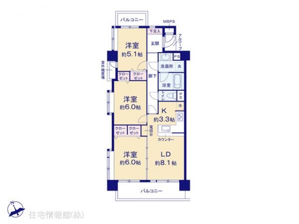 中古マンション 埼玉県川越市仙波町４丁目27-14 東武東上線川越駅 2,180万円