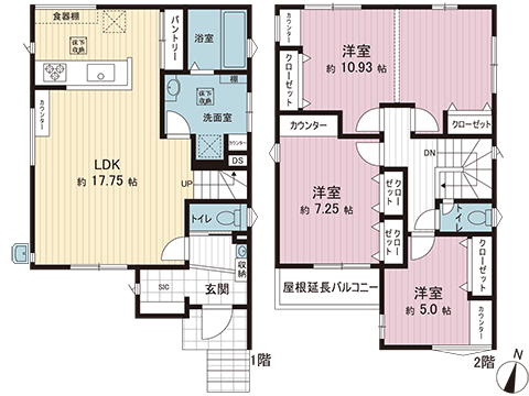 新築戸建 綾瀬市深谷上６丁目 小田急江ノ島線長後駅 4,730万円