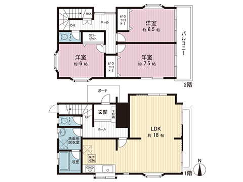 中古戸建 春日部市粕壁東６丁目 東武野田線藤の牛島駅 2,349万円