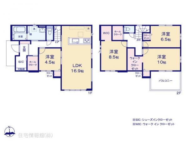 新築戸建 千葉県印西市船尾1450-18 北総鉄道千葉ニュータウン中央駅 4,799万円