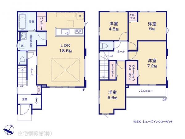 新築戸建 千葉県白井市冨士60-13 京成松戸線鎌ケ谷大仏駅 3,199万円