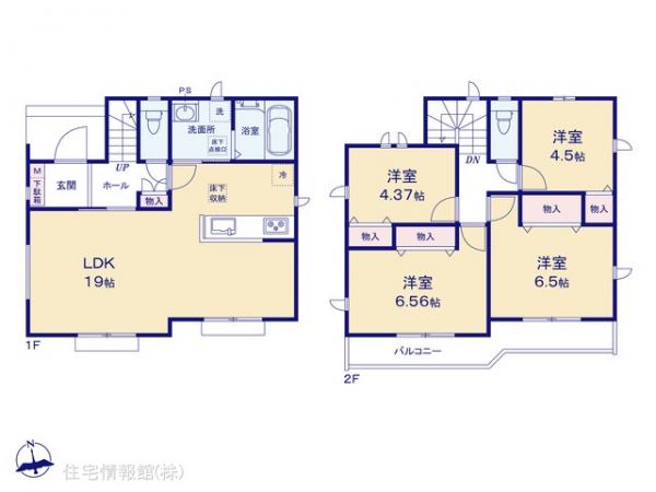 新築戸建 東京都国分寺市北町５丁目13-1 西武国分寺線鷹の台駅 4,990万円