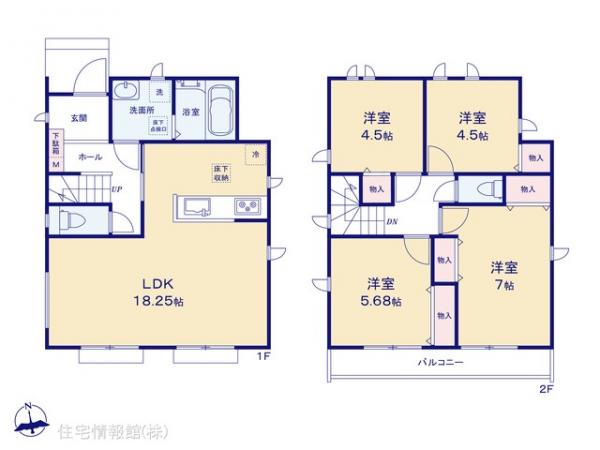 新築戸建 東京都国分寺市北町５丁目13-1 西武国分寺線鷹の台駅 5,390万円