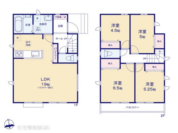 新築戸建 東京都国分寺市北町５丁目13-1 西武国分寺線鷹の台駅 5,590万円