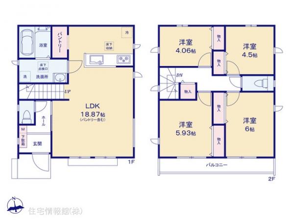 新築戸建 東京都国分寺市北町５丁目13-1 西武国分寺線鷹の台駅 4,990万円