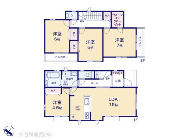 新築戸建 埼玉県さいたま市岩槻区上野１丁目13-4 東武野田線東岩槻駅 3,490万円