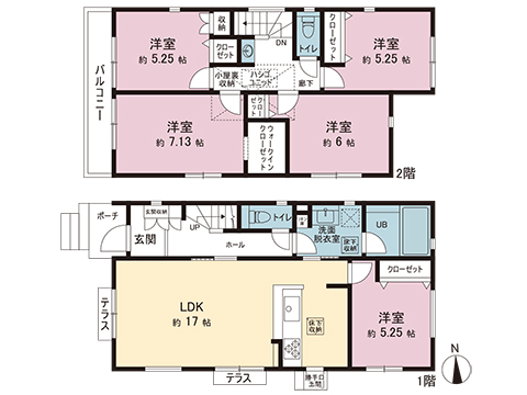 新築戸建 大和市渋谷５丁目 小田急江ノ島線高座渋谷駅 6,650万円