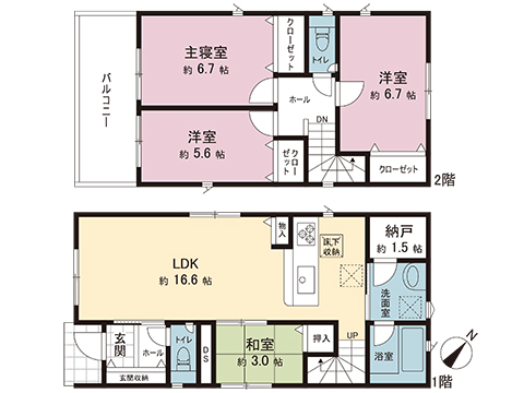 新築戸建 足柄上郡松田町松田惣領 小田急線新松田駅 2,180万円