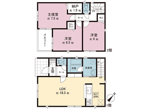 新築戸建 足柄上郡松田町松田惣領 小田急線新松田駅 2,280万円