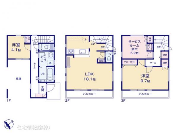 新築戸建 神奈川県横浜市鶴見区本町通２丁目98-3 京急本線京急鶴見駅 6,599万円